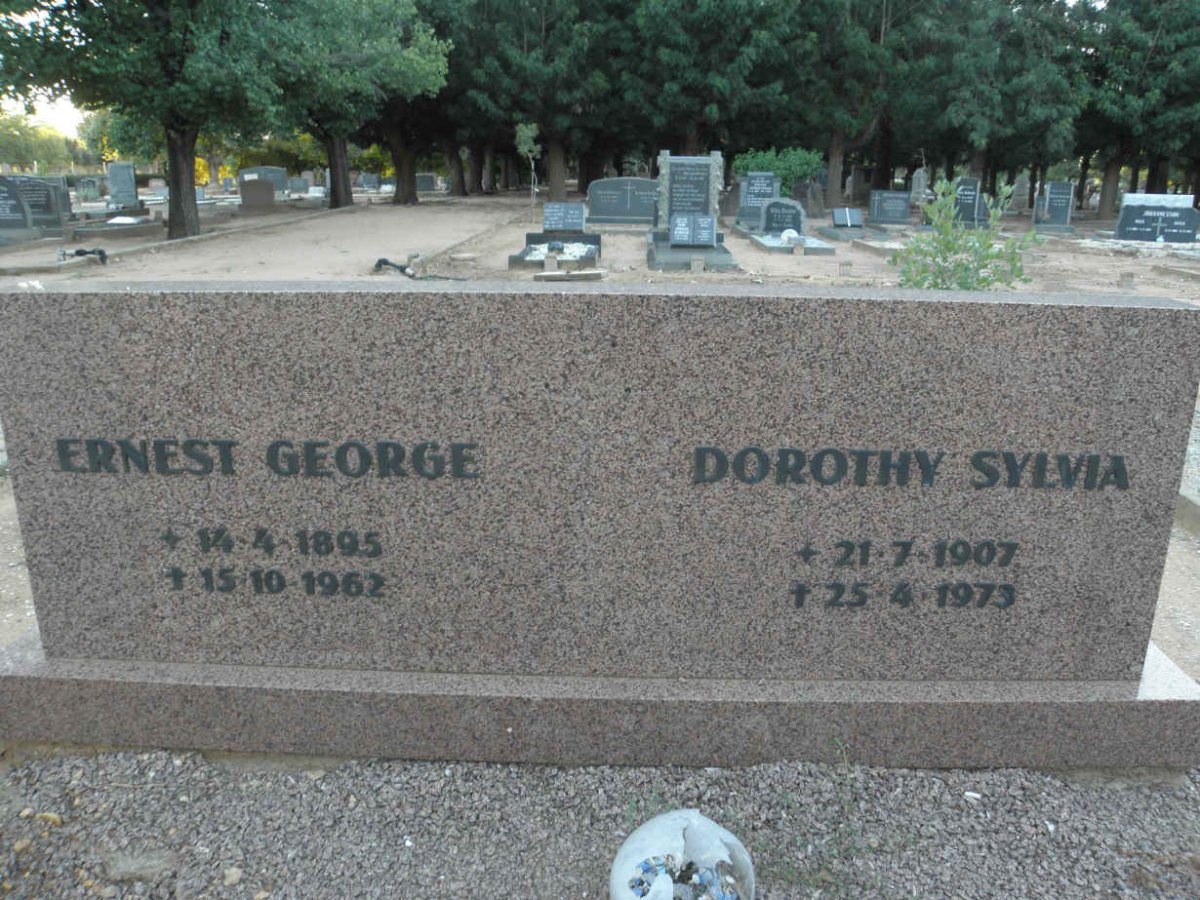 ? Ernest George 1895-1962 &amp; Dorothy Sylvia 1907-1973