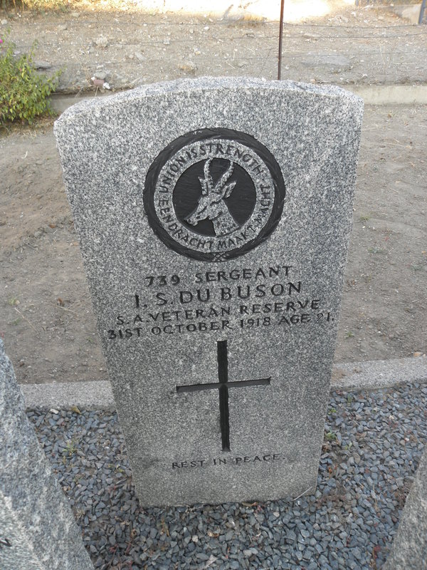 BUSON I.S., du -1918