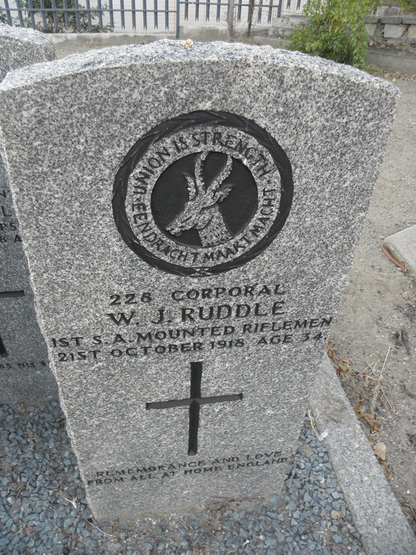 RUDDLE W.J. -1918