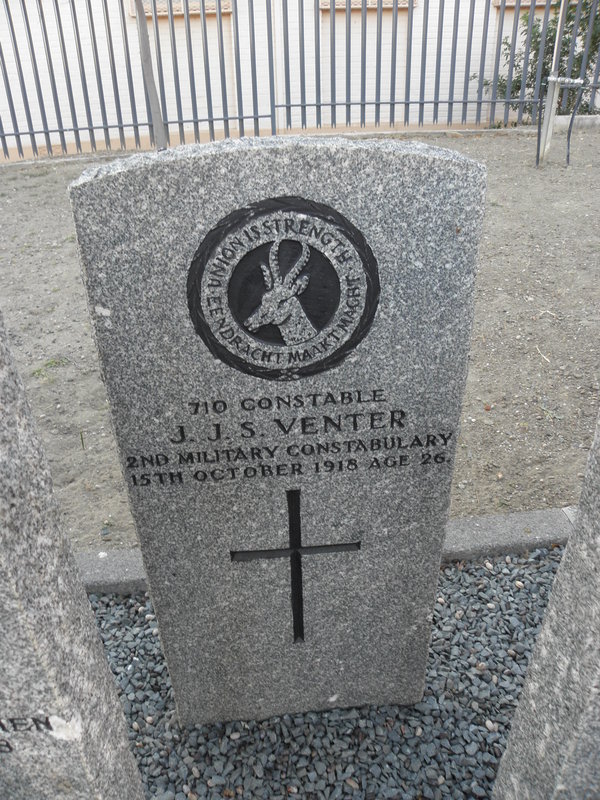 VENTER J.J.S. -1918