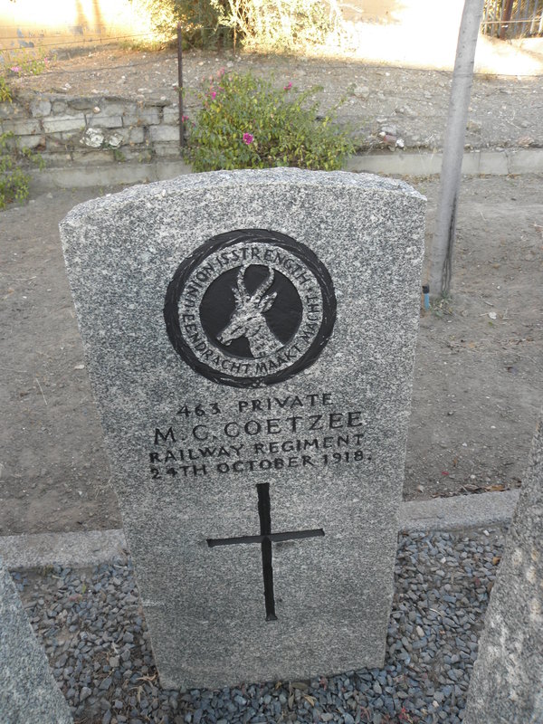 COETZEE M.C. -1918