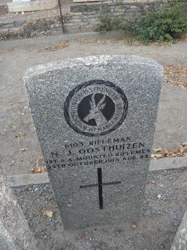 OOSTHUIZEN N.J. -1918