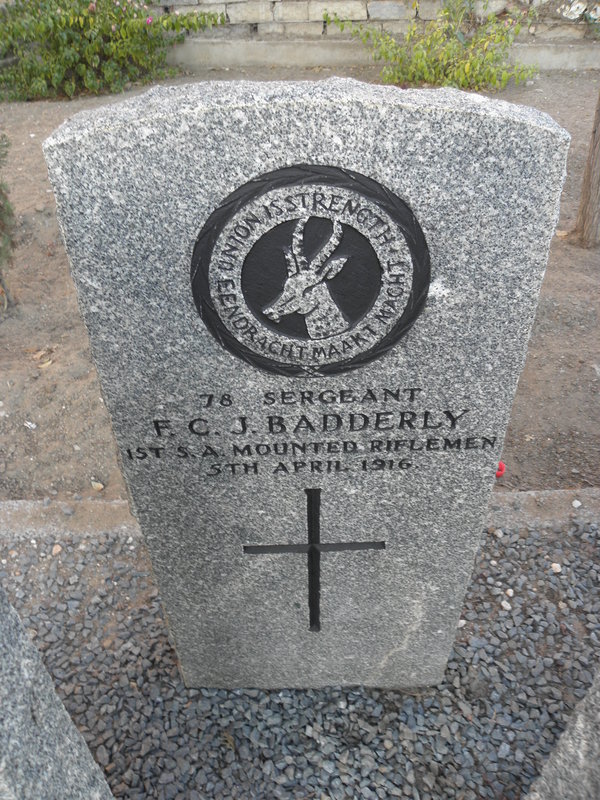 BADDERLY F.C.J. -1916