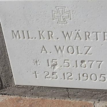 WOLZ A. 1877-1905
