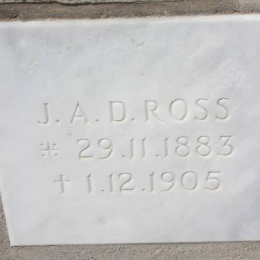ROSS J.A.D. 1883-1905