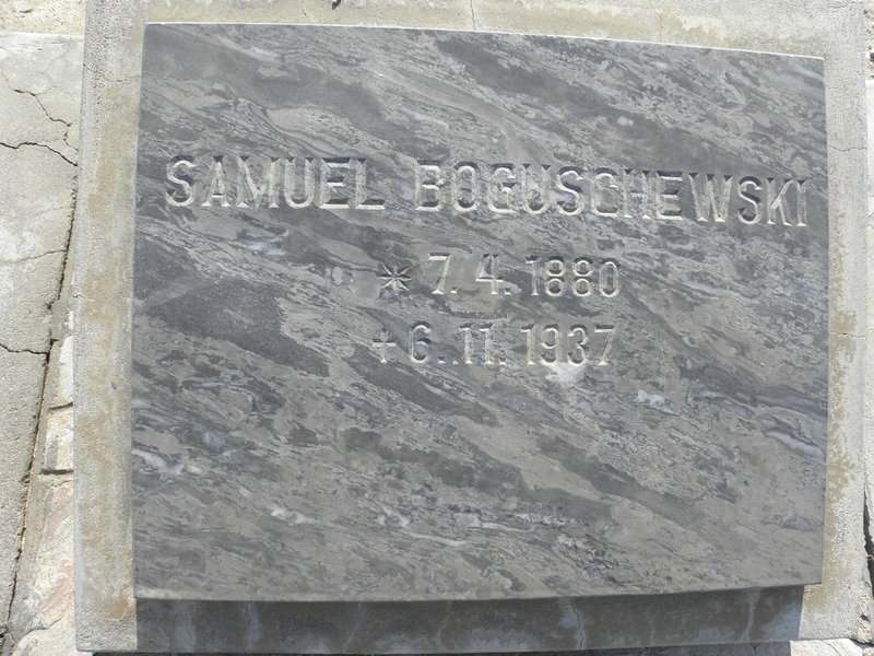 BOGUSCHEWSKI Samuel 1880-1937