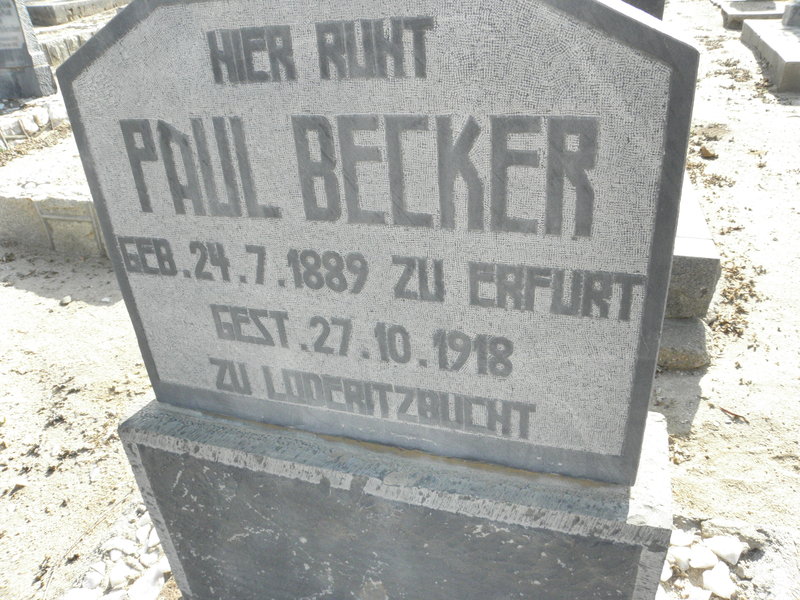 BECKER Paul 1889-1918