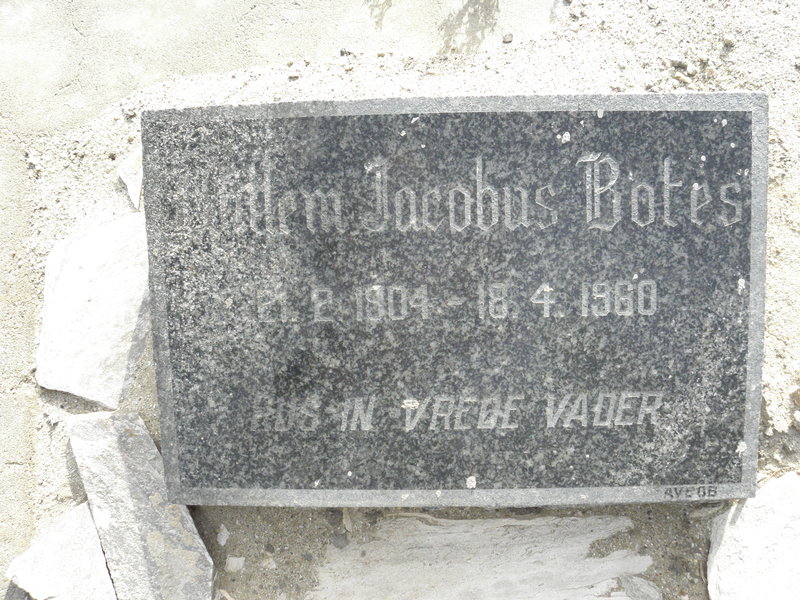 BOTES Willem Jacobus 1904-1960