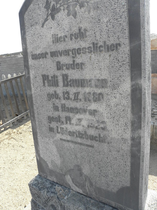 BAUMANN Phili 1880-1923