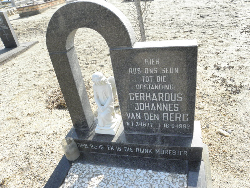 BERG Gerhardus Johannes, van den 1977-1982