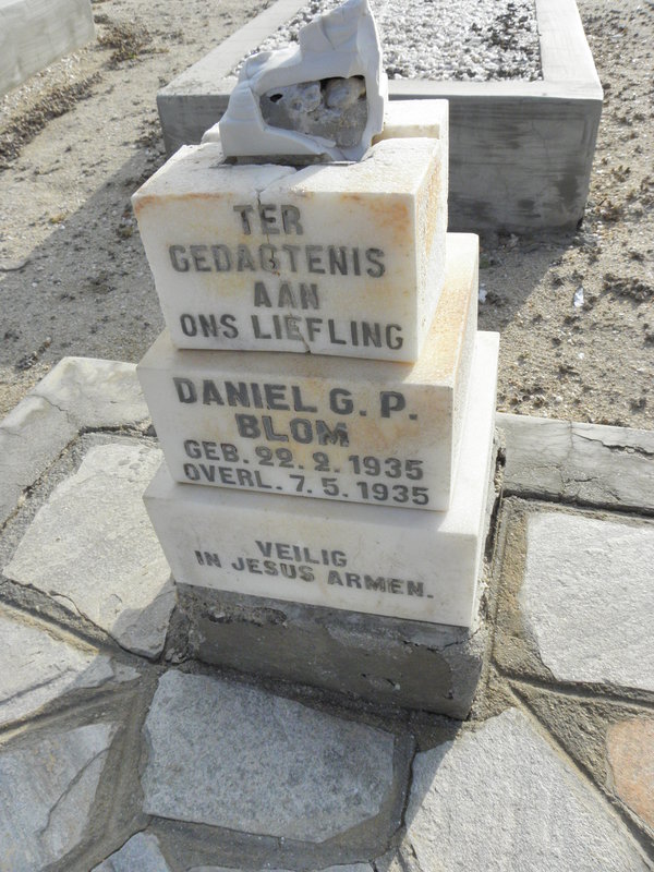 BLOM Danie G.P. 1935-1935