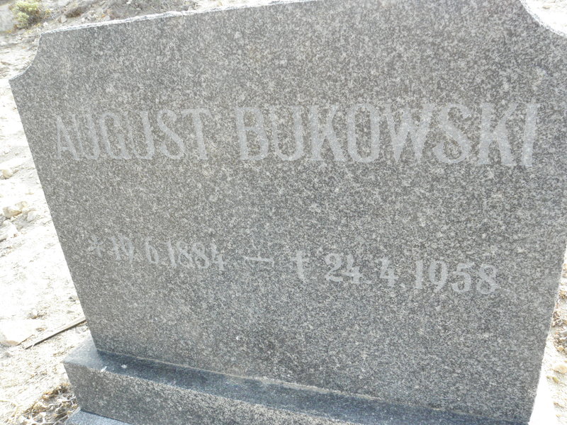 BUKOWSKI August 1884-1958