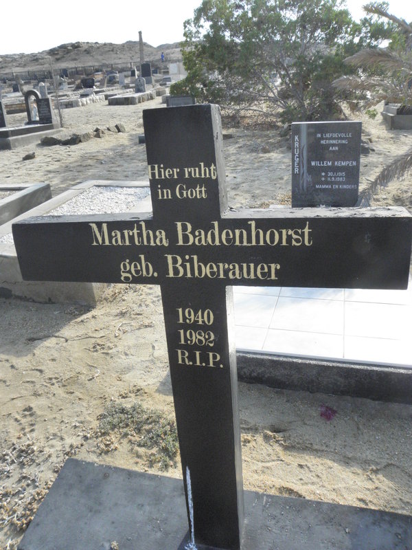 BADENHORST Martha nee BIBERAUER 1940-1982