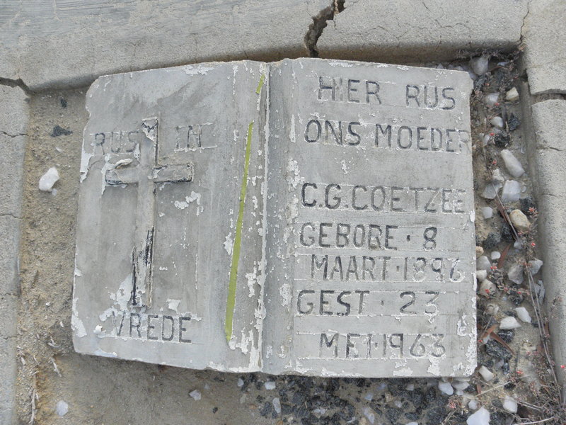 COETZEE C.G. 1896-1963