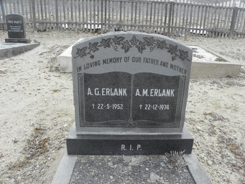 ERLANK A.G -1952 &amp; A.M. -1974