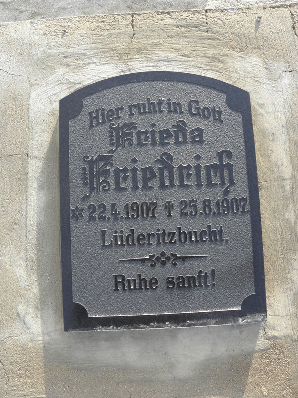 FRIEDRICH Frieda 1907-1907