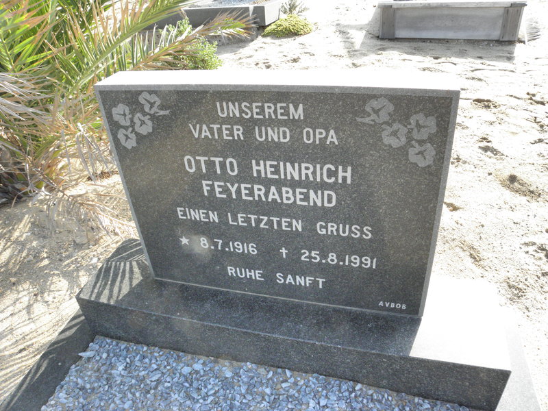 FEYERABEND Otto Heinrich 1916-1991