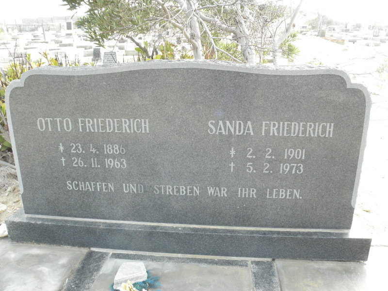 FRIEDRICH Otto 1886-1963 &amp; Sanda 1901-1973