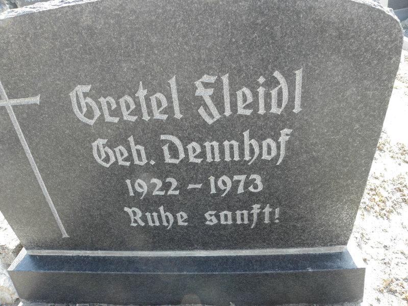 FLEIDL Gretel nee DENNHOF 1922-1973