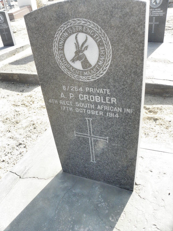 GROBLER A.P. -1914