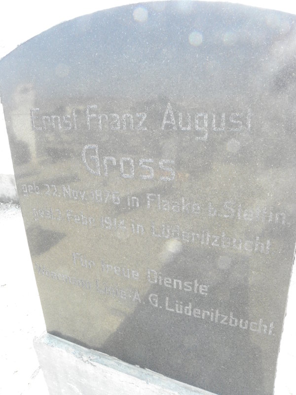 GROSS Ernst Franz August 187?-1914