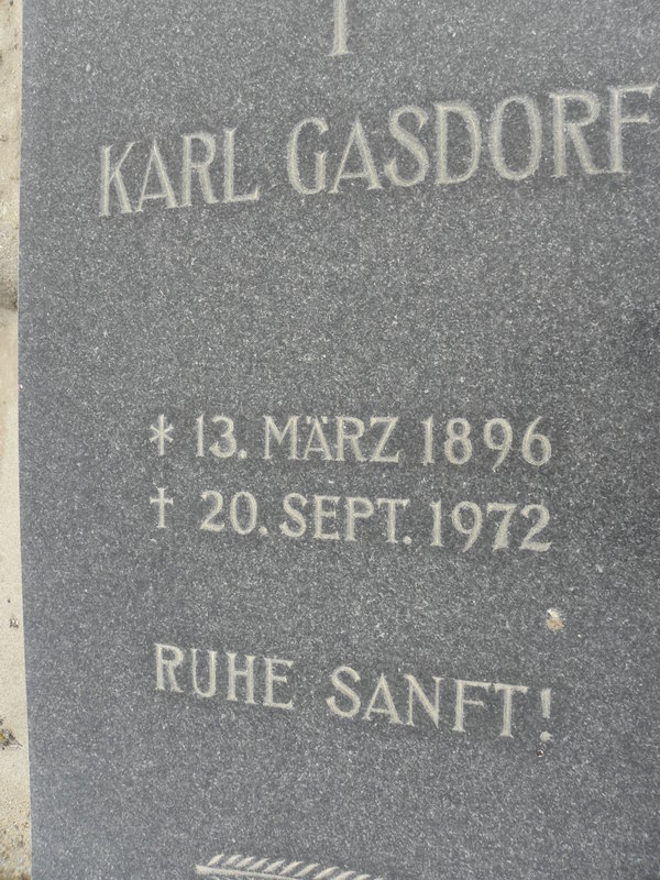 GASDORF Karl 1896-1972
