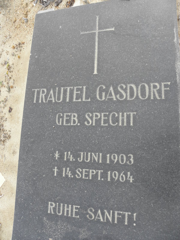 GASDORF Trautel nee SPRECHT 1903-1964