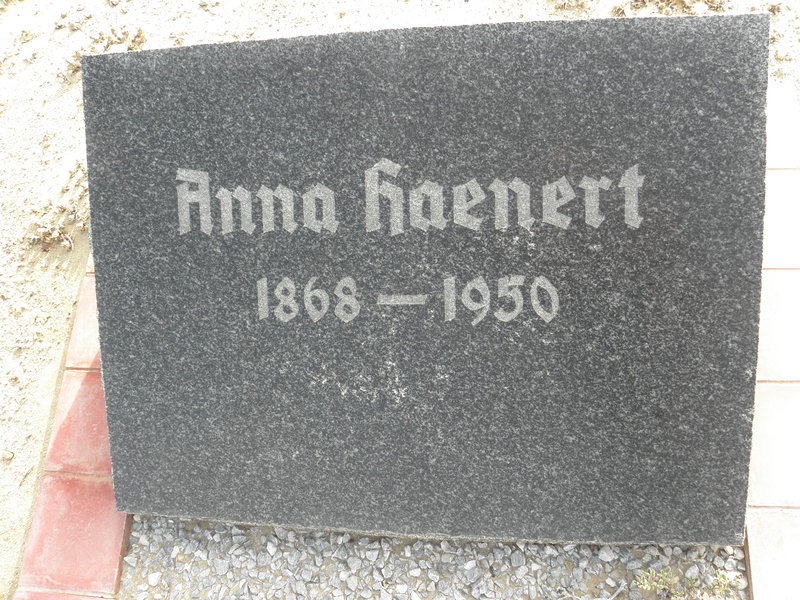 HAENERT Anna 1868-1950