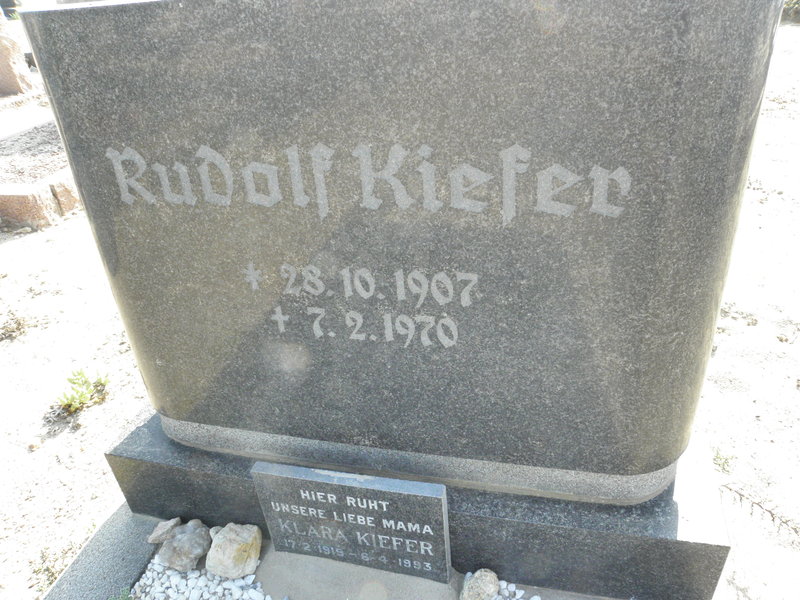 KIEFER Rudolf 1907-1970 &amp; Klara 191?-1993