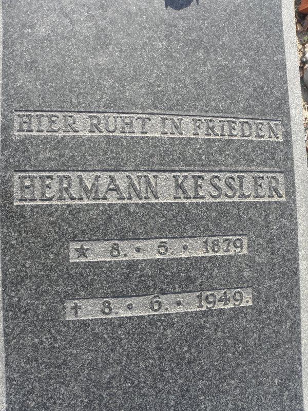 KESSLER Hermann 1879-1949