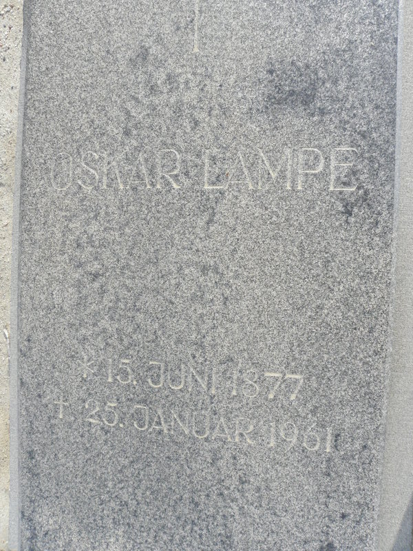 LAMPE Oskar 1877-1961