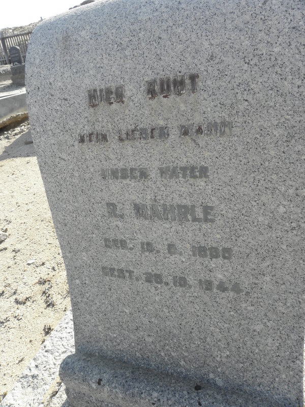 MAHRLE A. 1888-1944