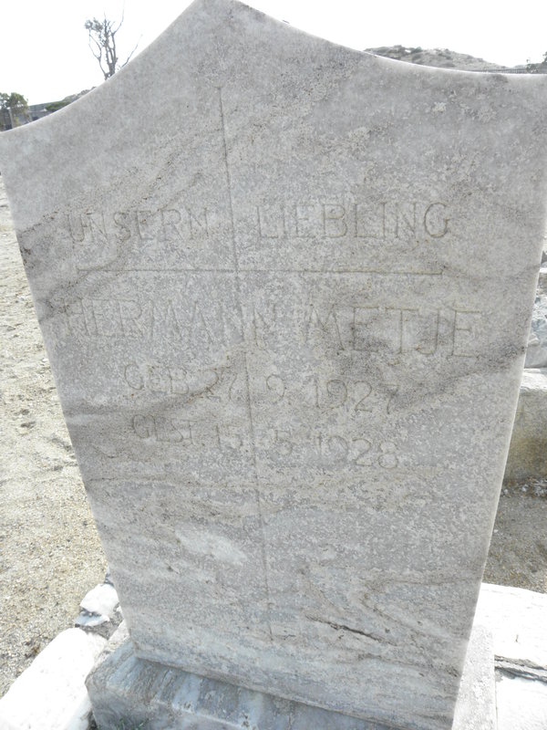 METJE Hermann 1927-1928 