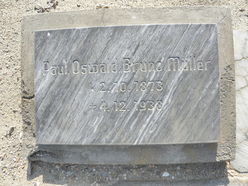 MULLER Paul Oswald Brune 1873-1938