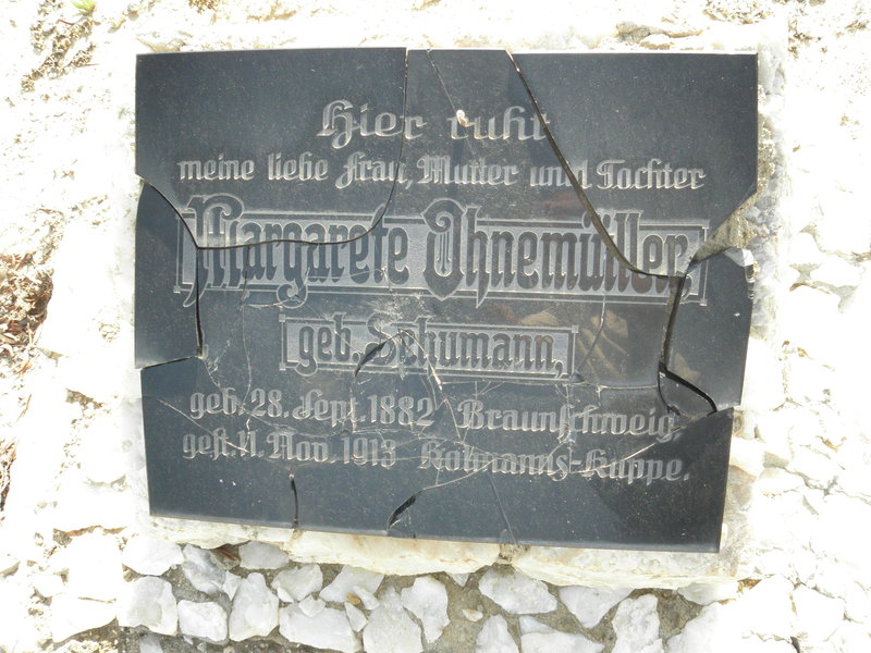 OHNEMULLER Margarete nee SCHUMANN 1882-1913