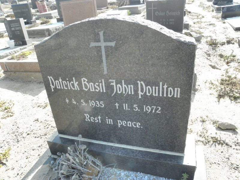 PAULTON Patrick Basil John 1935-1972