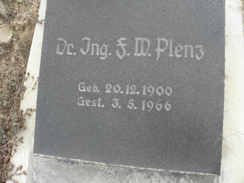 PLENZ F.M. 1900-1966