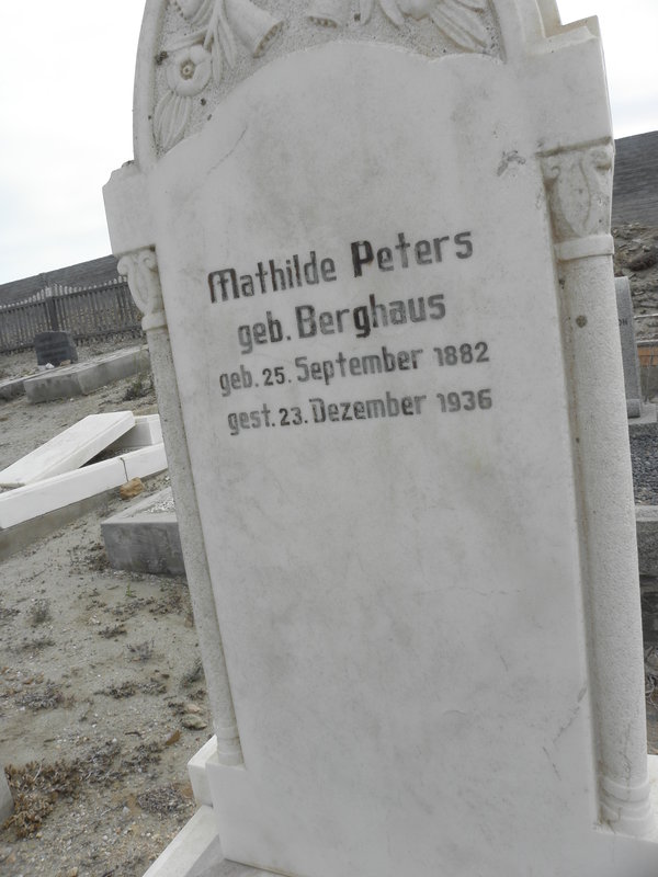 PETERS Mathilde nee BERGHAUS 1882-1936