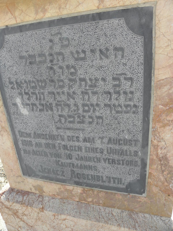ROSENBLUTH Jenicz -1916