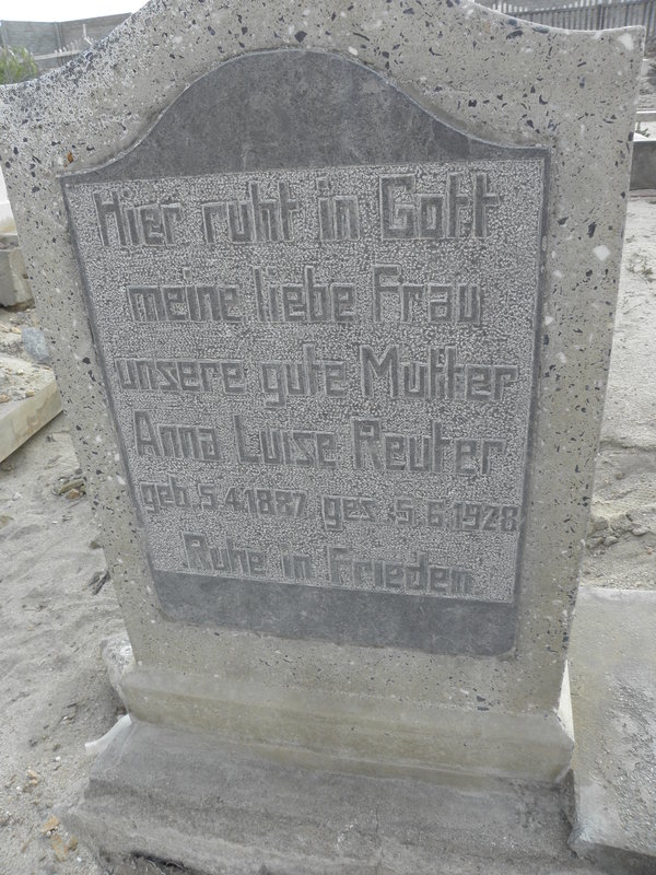 REUTER Anna Luise 1887-1928