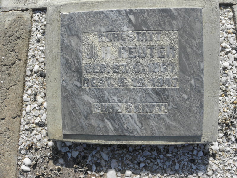 REUTER J.H. 1867-1947