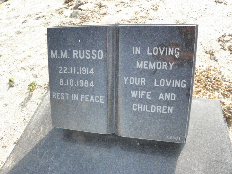 RUSSO M.M. 1914-1984