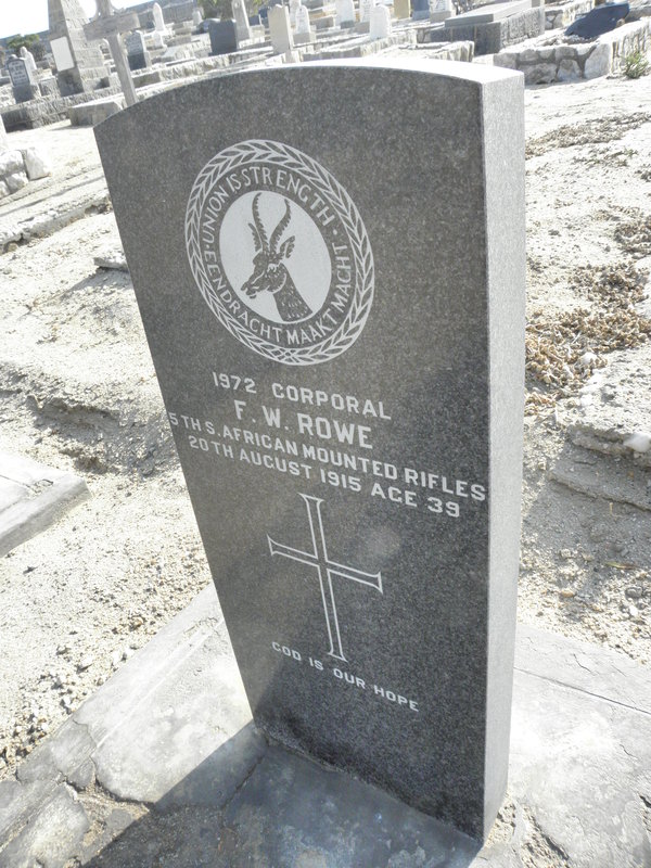 ROWE F.W. -1915