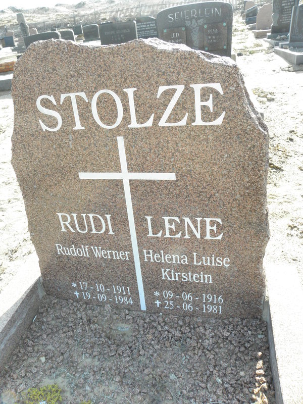 STOLZE Rudolf Werner 1911-1984 &amp; Helena Luise Kirstein 1916-1981