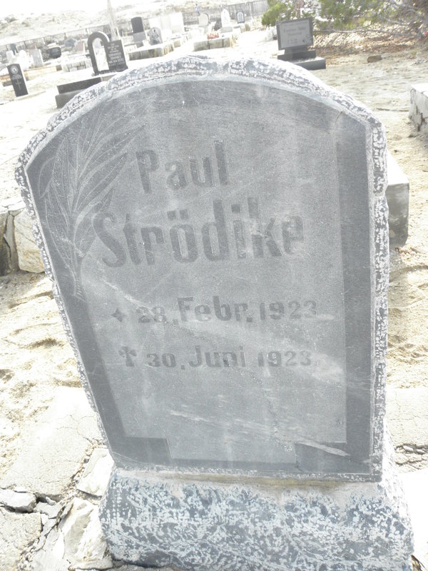 STRODIKE Paul 1923-1923