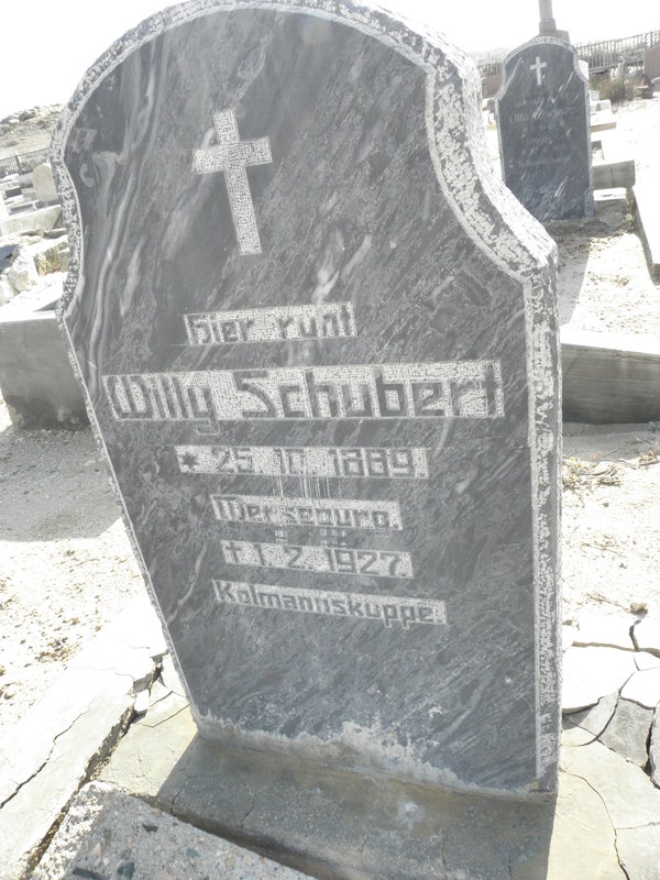 SCHUBERT Willy 1889-1927