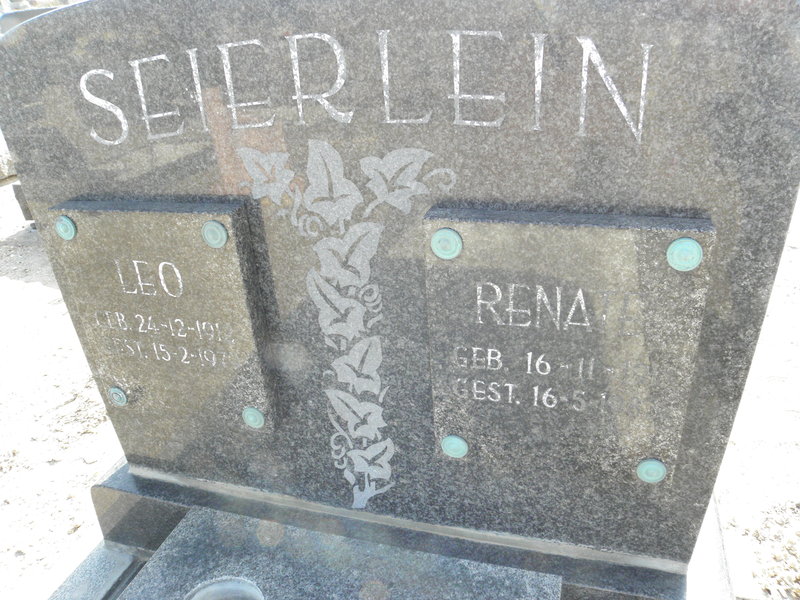 SEIERLEIN Leo 191?-197? &amp; Rena