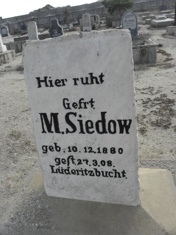 SIEDOW M. 1880-1908