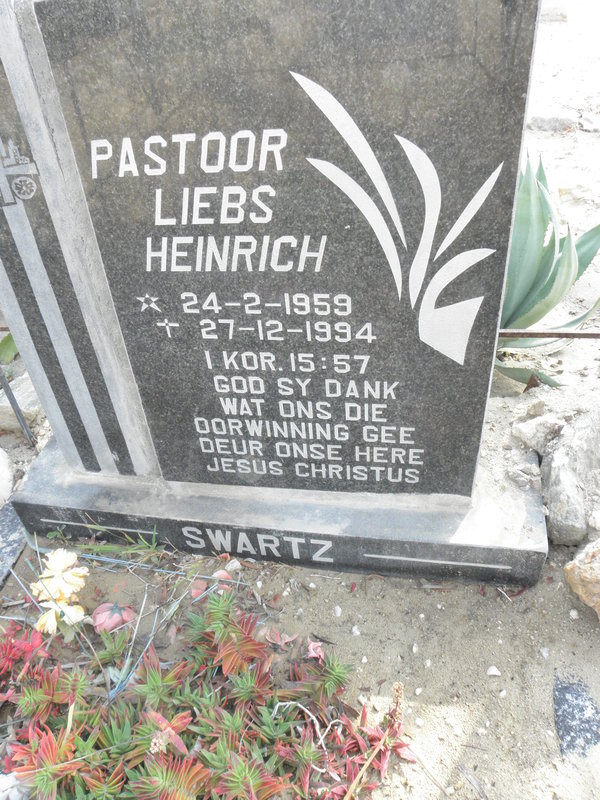 SWARTZ Liebs Heinrich 1959-1994