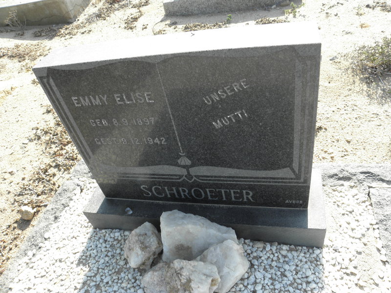 SCHROETER Emmy Elise 1897-1942